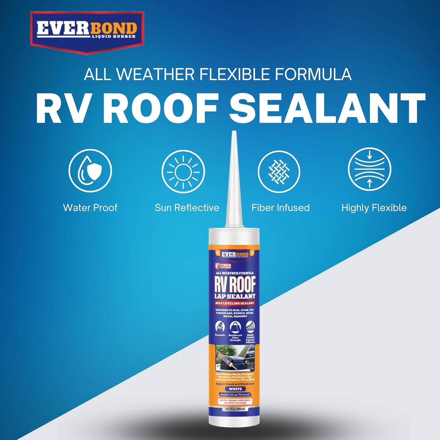 Everbond RV Roof Lap Sealant - 10.1 oz Tube